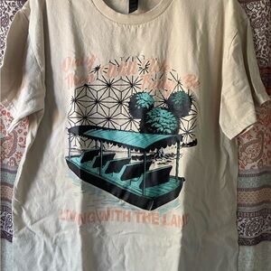 Living With The Land Graphic Tee in Cream by